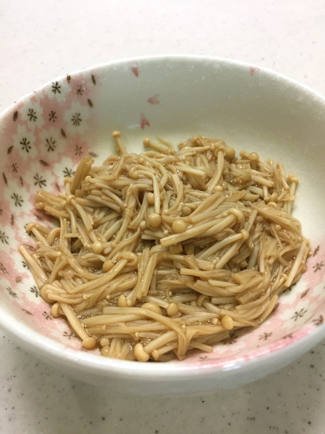 きのこのおつまみ！えのき茸の酢煮