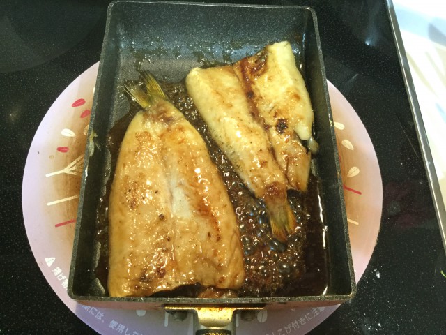 カマスのガーリック風味照り焼き手順5