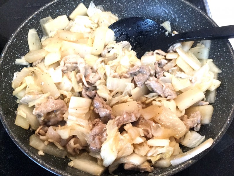 こってり濃厚！豚肉と野菜の味噌マヨ手順3