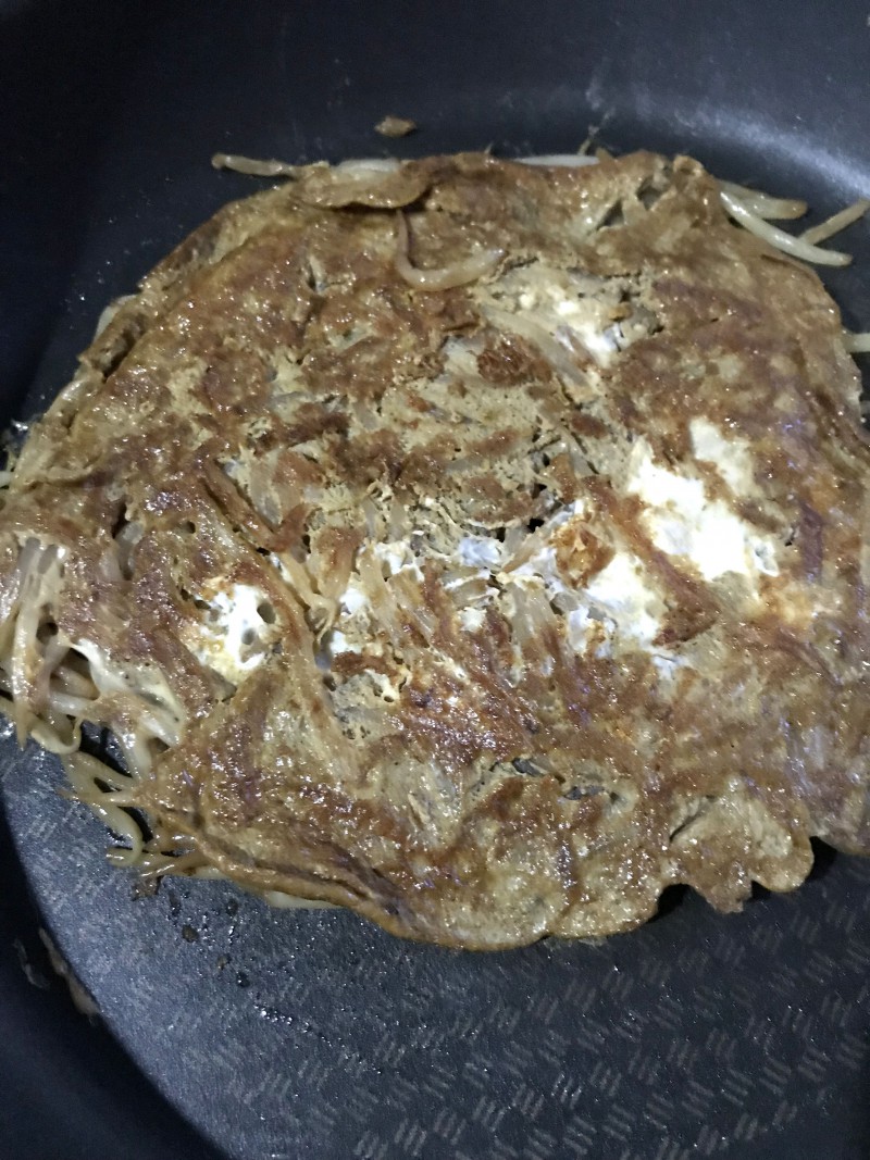 もやしのソースお焼き手順5