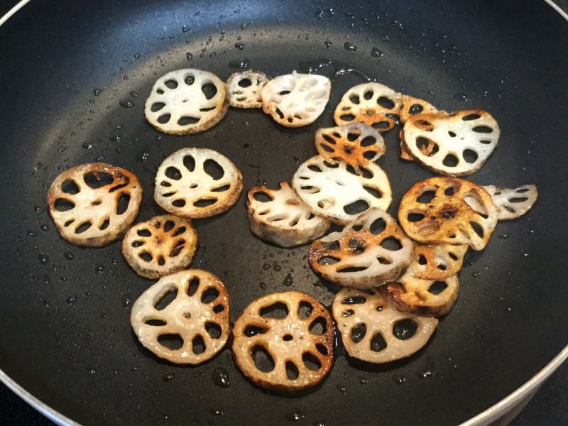 カレー風味！レンコンのカリカリ手順2