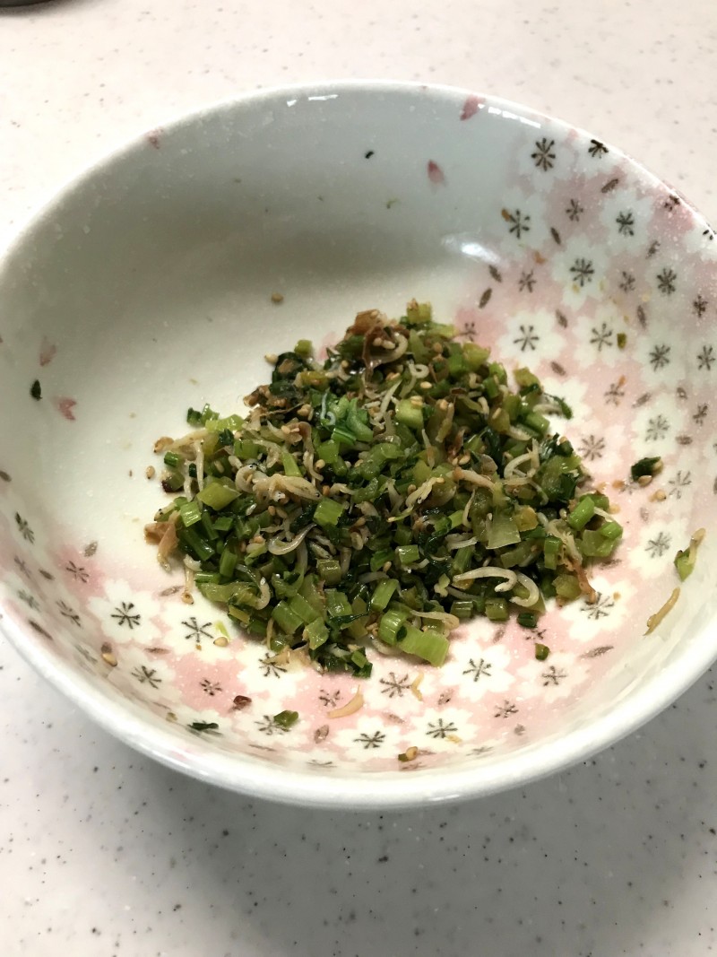 カブの葉の胡麻油炒め