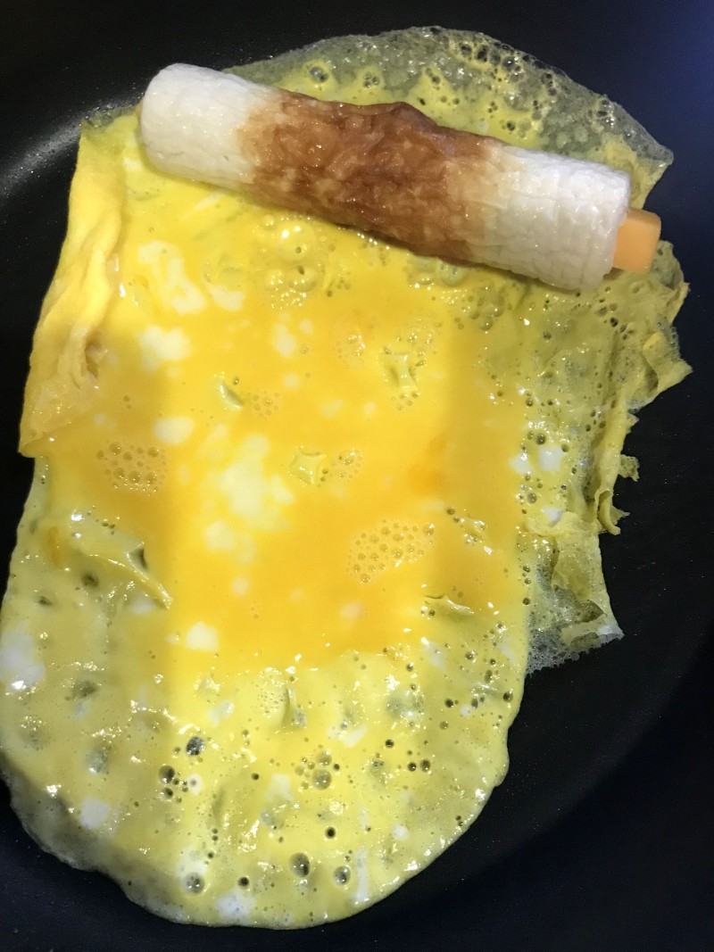 チーズインちくわの卵焼き