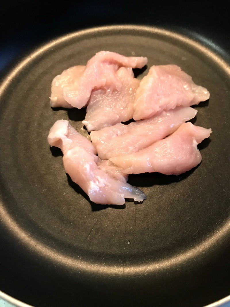 鶏肉とアスパラガスのマスタード炒め手順3