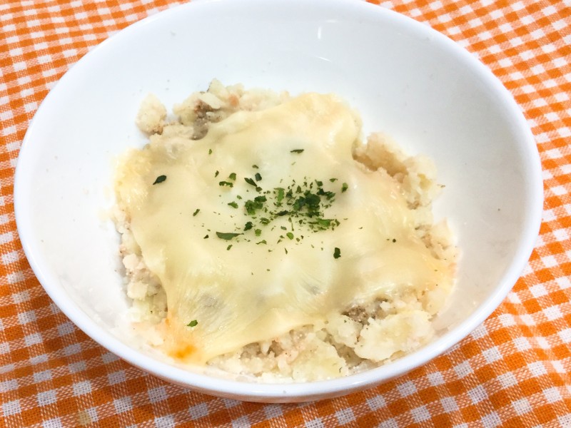 電子レンジで作る♪明太チーズポテト